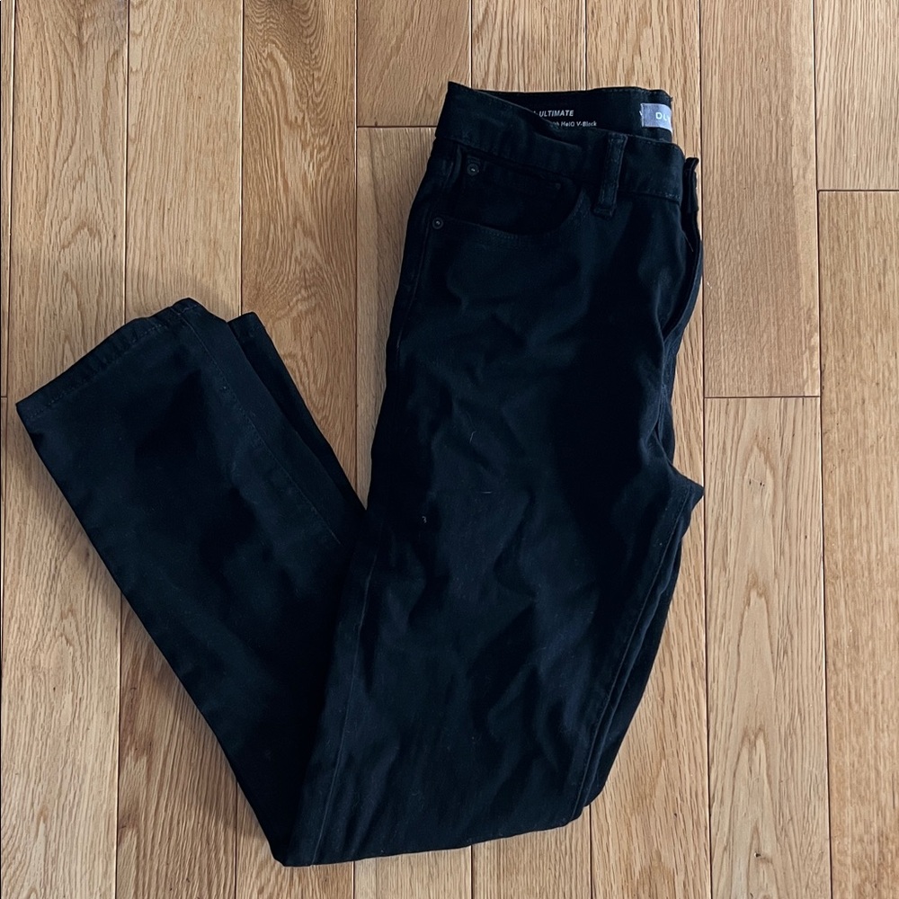 DL1961 Black Brady Slim DL Ultimate treated with HeiQ V-Block Jeans Sz 14